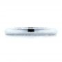 18k White Gold Custom Bright Cut Eternity Band - Top View -  1331 - Thumbnail