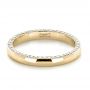 18k Yellow Gold 18k Yellow Gold Custom Bright Cut Eternity Band - Flat View -  1331 - Thumbnail