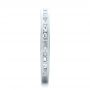  Platinum Platinum Custom Channel Set Baguette Diamond Wedding Band - Side View -  100882 - Thumbnail