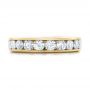 14k Yellow Gold 14k Yellow Gold Custom Channel Set Diamond Anniversary Band - Top View -  102145 - Thumbnail