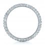  Platinum Custom Diamond Eternity Band - Front View -  1392 - Thumbnail
