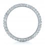  Platinum Custom Diamond Eternity Band - Front View -  1392 - Thumbnail