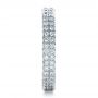  Platinum Custom Diamond Eternity Band - Side View -  1392 - Thumbnail