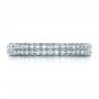  Platinum Custom Diamond Eternity Band - Top View -  1392 - Thumbnail