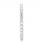 14k Rose Gold 14k Rose Gold Custom Diamond Eternity Wedding Band - Side View -  102370 - Thumbnail