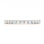 18k Rose Gold 18k Rose Gold Custom Diamond Eternity Wedding Band - Top View -  102370 - Thumbnail