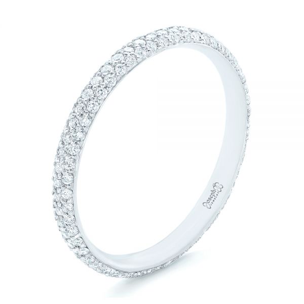 Custom Diamond Eternity Wedding Band - Image