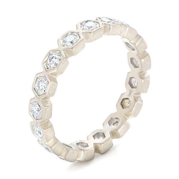 Custom Diamond Eternity Wedding Band - Image