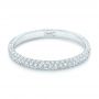  Platinum Custom Diamond Eternity Wedding Band - Flat View -  102817 - Thumbnail