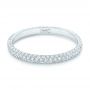  Platinum Custom Diamond Eternity Wedding Band - Flat View -  102817 - Thumbnail