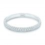 14k White Gold 14k White Gold Custom Diamond Eternity Wedding Band - Flat View -  102817 - Thumbnail