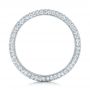 14k White Gold 14k White Gold Custom Diamond Eternity Wedding Band - Front View -  102173 - Thumbnail