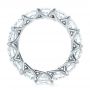  Platinum Platinum Custom Diamond Eternity Wedding Band - Front View -  102342 - Thumbnail