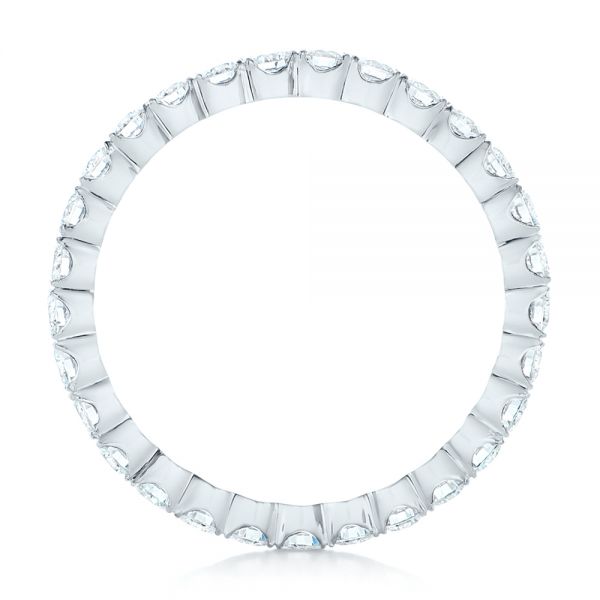  Platinum Platinum Custom Diamond Eternity Wedding Band - Front View -  102370