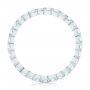  Platinum Platinum Custom Diamond Eternity Wedding Band - Front View -  102370 - Thumbnail