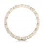 14k White Gold Custom Diamond Eternity Wedding Band - Front View -  102918 - Thumbnail