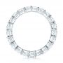 14k White Gold Custom Diamond Eternity Wedding Band - Front View -  103465 - Thumbnail