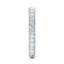  Platinum Custom Diamond Eternity Wedding Band - Side View -  101747 - Thumbnail