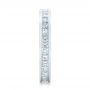 18k White Gold 18k White Gold Custom Diamond Eternity Wedding Band - Side View -  102096 - Thumbnail