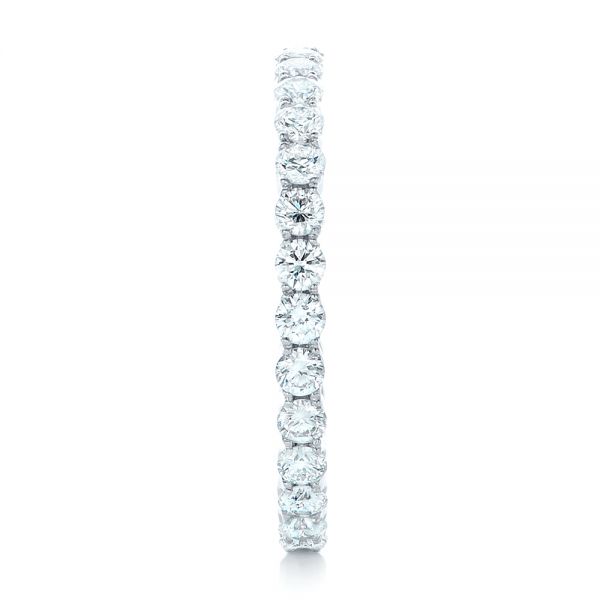  Platinum Platinum Custom Diamond Eternity Wedding Band - Side View -  102370