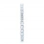  Platinum Platinum Custom Diamond Eternity Wedding Band - Side View -  102370 - Thumbnail