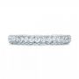  Platinum Custom Diamond Eternity Wedding Band - Top View -  101747 - Thumbnail