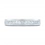  Platinum Platinum Custom Diamond Eternity Wedding Band - Top View -  102096 - Thumbnail
