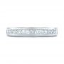  Platinum Platinum Custom Diamond Eternity Wedding Band - Top View -  102096 - Thumbnail