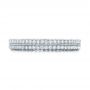  Platinum Custom Diamond Eternity Wedding Band - Top View -  102173 - Thumbnail