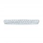  Platinum Custom Diamond Eternity Wedding Band - Top View -  102817 - Thumbnail