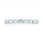  Platinum Platinum Custom Diamond Eternity Wedding Band - Top View -  103465 - Thumbnail