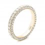 18k Yellow Gold Custom Diamond Eternity Wedding Band