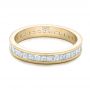 18k Yellow Gold 18k Yellow Gold Custom Diamond Eternity Wedding Band - Flat View -  102096 - Thumbnail