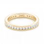 14k Yellow Gold 14k Yellow Gold Custom Diamond Eternity Wedding Band - Flat View -  103033 - Thumbnail