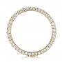 14k Yellow Gold 14k Yellow Gold Custom Diamond Eternity Wedding Band - Front View -  101747 - Thumbnail