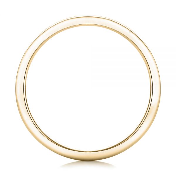 14k Yellow Gold 14k Yellow Gold Custom Diamond Eternity Wedding Band - Front View - 102096