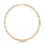 14k Yellow Gold 14k Yellow Gold Custom Diamond Eternity Wedding Band - Front View -  102817 - Thumbnail