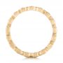 18k Yellow Gold 18k Yellow Gold Custom Diamond Eternity Wedding Band - Front View -  102918 - Thumbnail