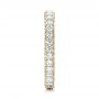 14k Yellow Gold 14k Yellow Gold Custom Diamond Eternity Wedding Band - Side View -  101747 - Thumbnail