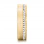 18k Yellow Gold 18k Yellow Gold Custom Diamond Eternity Wedding Band - Side View -  102284 - Thumbnail