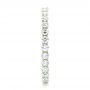 14k Yellow Gold 14k Yellow Gold Custom Diamond Eternity Wedding Band - Side View -  102370 - Thumbnail