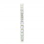 18k Yellow Gold 18k Yellow Gold Custom Diamond Eternity Wedding Band - Side View -  102370 - Thumbnail