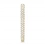 14k Yellow Gold 14k Yellow Gold Custom Diamond Eternity Wedding Band - Side View -  102817 - Thumbnail
