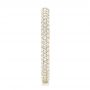 18k Yellow Gold 18k Yellow Gold Custom Diamond Eternity Wedding Band - Side View -  102817 - Thumbnail