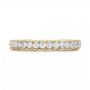 18k Yellow Gold 18k Yellow Gold Custom Diamond Eternity Wedding Band - Top View -  101747 - Thumbnail