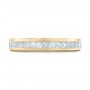 14k Yellow Gold 14k Yellow Gold Custom Diamond Eternity Wedding Band - Top View -  102096 - Thumbnail