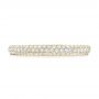 14k Yellow Gold 14k Yellow Gold Custom Diamond Eternity Wedding Band - Top View -  102817 - Thumbnail