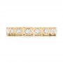 18k Yellow Gold 18k Yellow Gold Custom Diamond Eternity Wedding Band - Top View -  102918 - Thumbnail