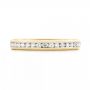 18k Yellow Gold 18k Yellow Gold Custom Diamond Eternity Wedding Band - Top View -  103033 - Thumbnail