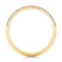 18k Yellow Gold 18k Yellow Gold Custom Diamond Pave Engagement Band - Front View -  1158 - Thumbnail